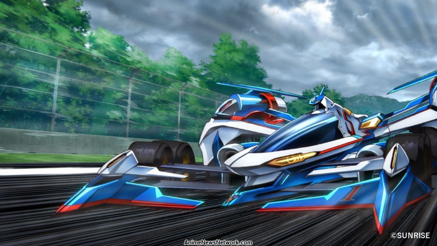 Still from the Shin Seiki GPX Cyber Formula ASURADA anime short