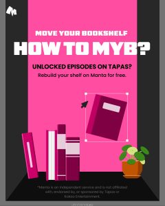 Manta Move Your Bookshelf program announcement artwork