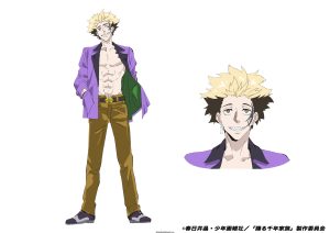 Character visual for the Millennium Family anime