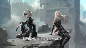 NieR:Automata collaboration banner art for the Dead by Daylight crossover