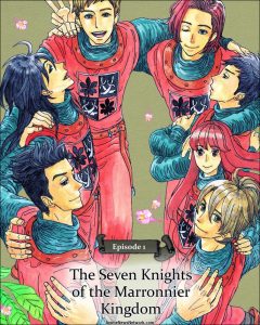 The Seven Knights of the Marronnier Kingdom manga artwork